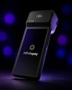 Ícone do app InfinitePay com foco em tecnologia e IA