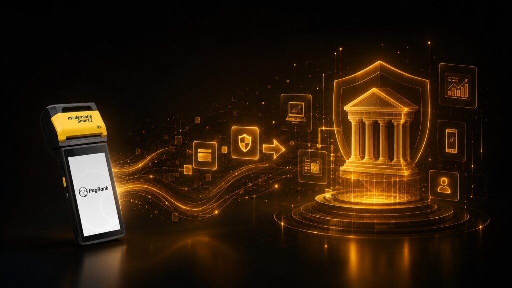 Transformação do PagBank de maquininha para banco digital completo