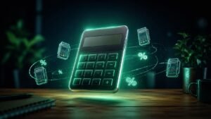 Calculadora de taxa de maquininha comparando 5 operadoras por faturamento"